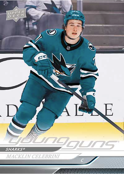 MACKLIN CELEBRINI 2024-25 Upper Deck #451 Young Guns Rookie