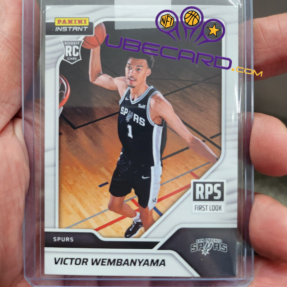 VICTOR WEMBANYAMA RC 2023-24 Panini Instant RPS /16791 ROOKIE Spurs No. RPS-1