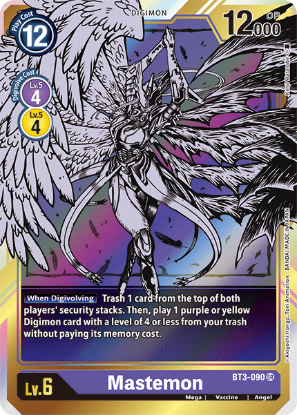Mastemon [BT3-090] (Alternate Art) [Release Special Booster Ver.1.5] –  UBECARD.COM