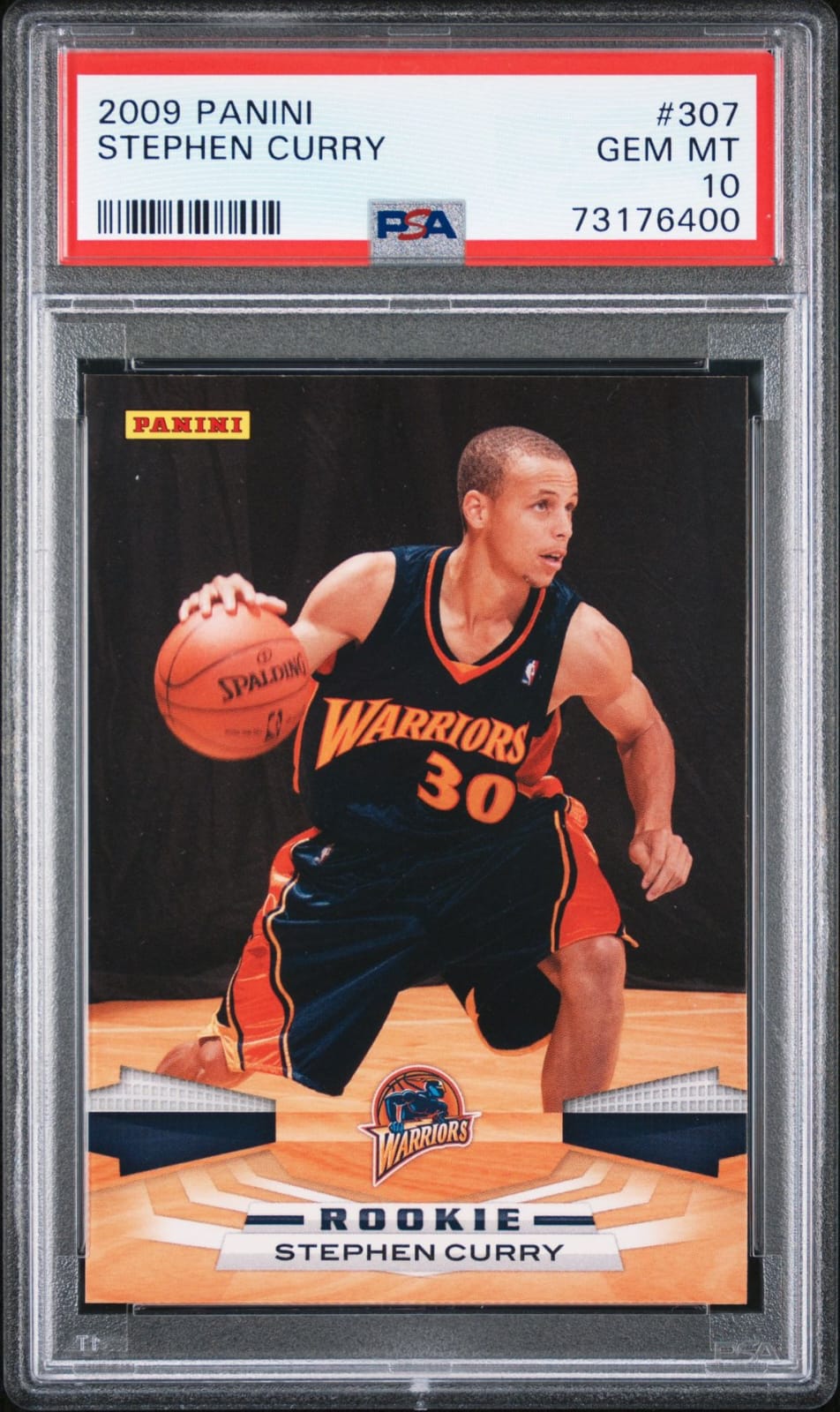 STEPHEN CURRY 2009 PANINI NO. 307 GEM MT PSA 10 ROOKIE – UBECARD.COM