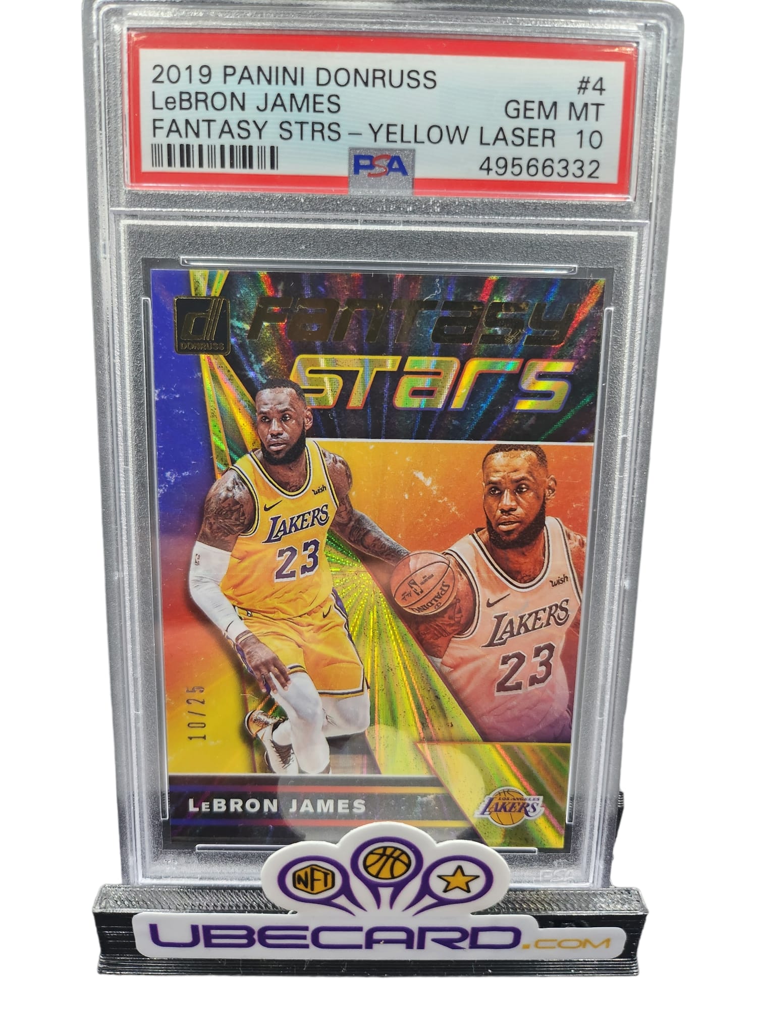 Lebron James 2019 Panini Donruss Optic #80 Blue Velocity GEM MT PSA 10 selling