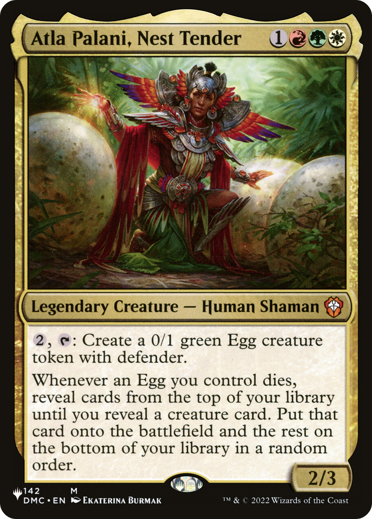 Atla Palani, Nest Tender (DMC) [The List]