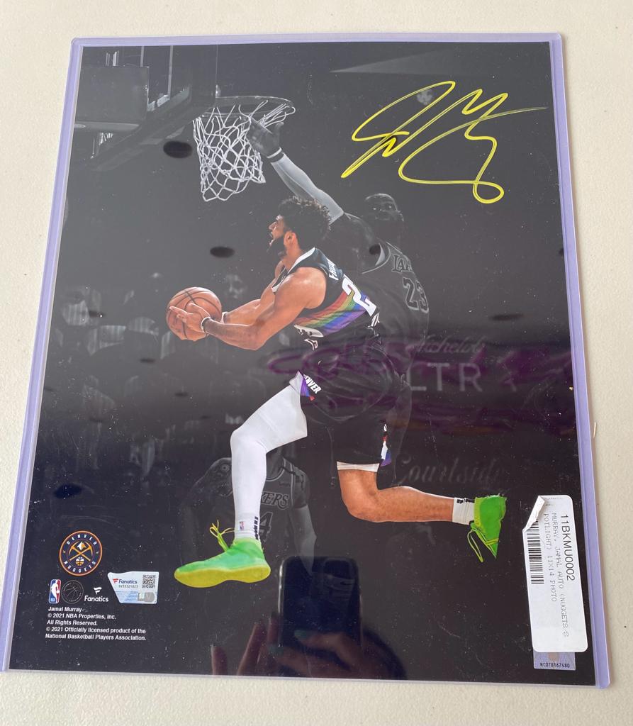 Jamal Murray Nuggets Autographed 11" x 14" Photograph