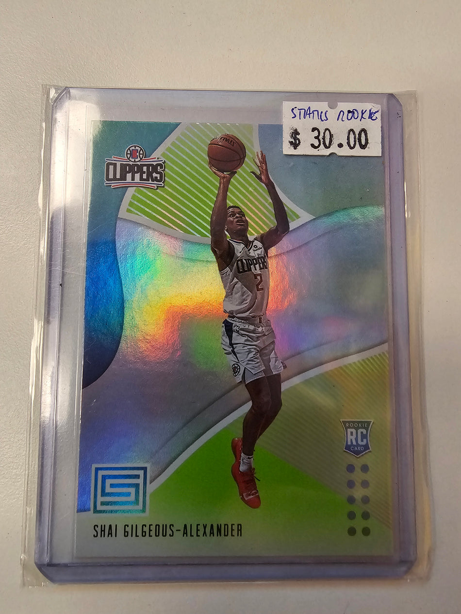 2018-19 Panini Status - Rookie Shai Gilgeous-Alexander #106 Green (RC)