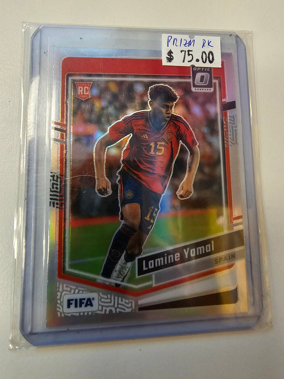 2023-24 Panini Donruss Optic FIFA RC Rookie Silver Prizm #54 Lamine Yamal JKL