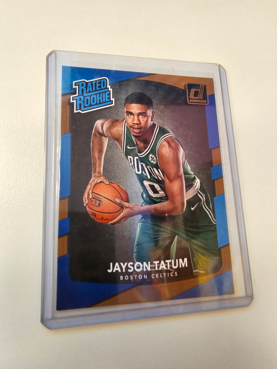 2017-18 PANINI DONRUSS JAYSON TATUM  BASKETBALL #198 RATED ROOKIE RC CELTICS