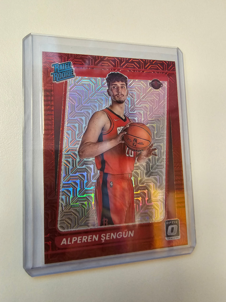 2021-22 Panini Donruss Optic Alperen Sengun Rated Rookie Red Mojo Rookie  #169