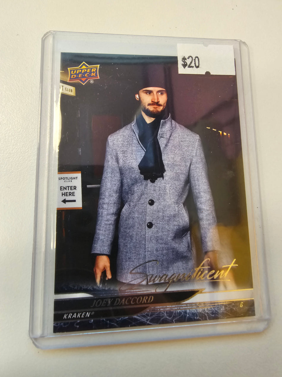 2024-25 Upper Deck Series 2 Swaginficent Joey Daccord #395