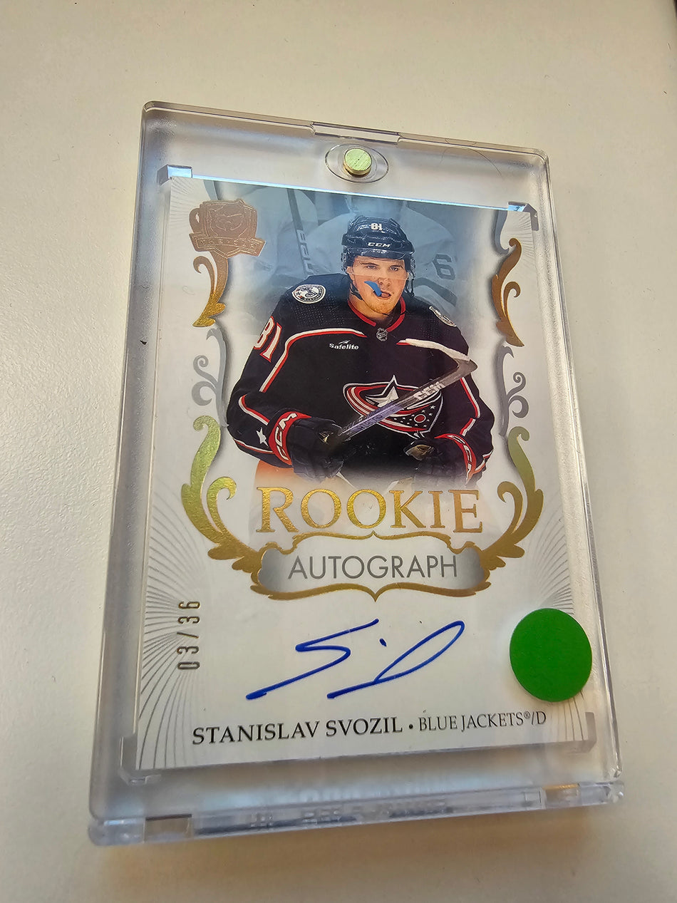 2023-24 Upper Deck The Cup Sanislav Svozil Rookie Gold Auto /36