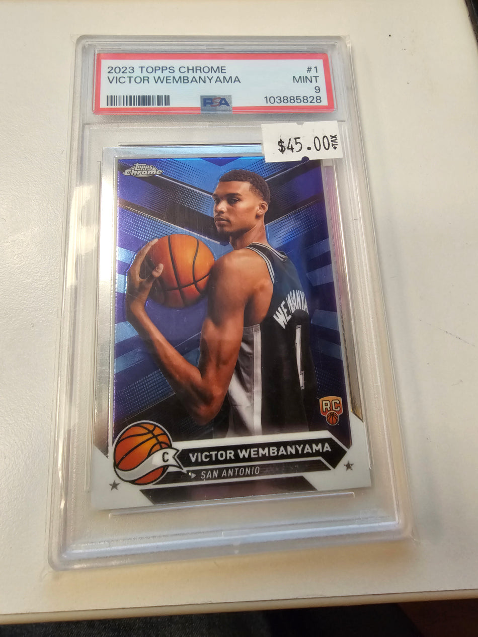 2023 Topps Chrome Victor Wembanyama RC PSA 9 #1