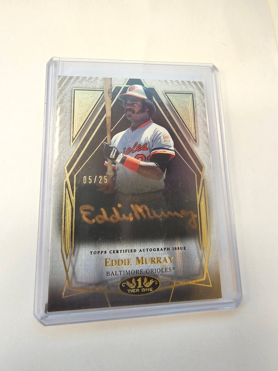 2022 Topps Certified Tier One Autograph Card Eddie Murray /25