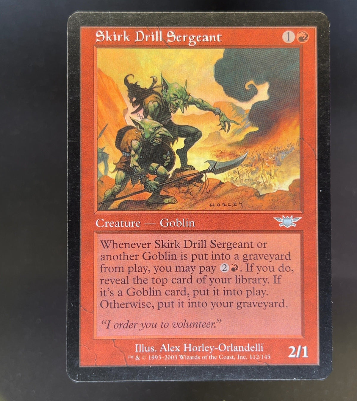 Skirk Drill Sergeant