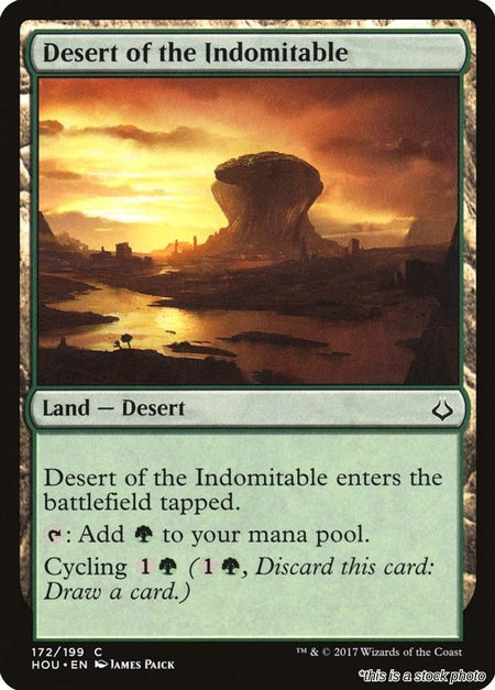 Desert of the Indomitable