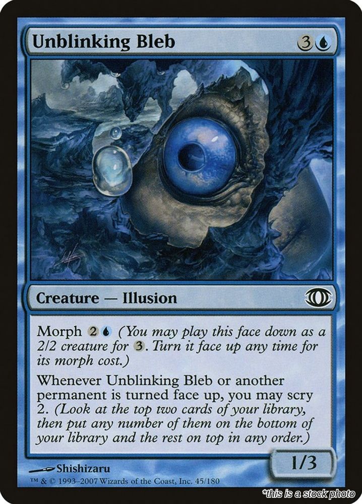 Unblinking Bleb