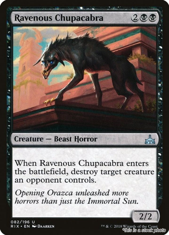 Ravenous Chupacabra