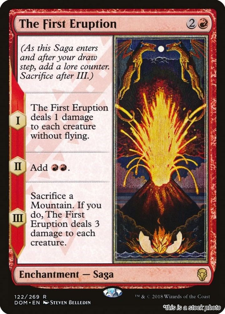 The First Eruption