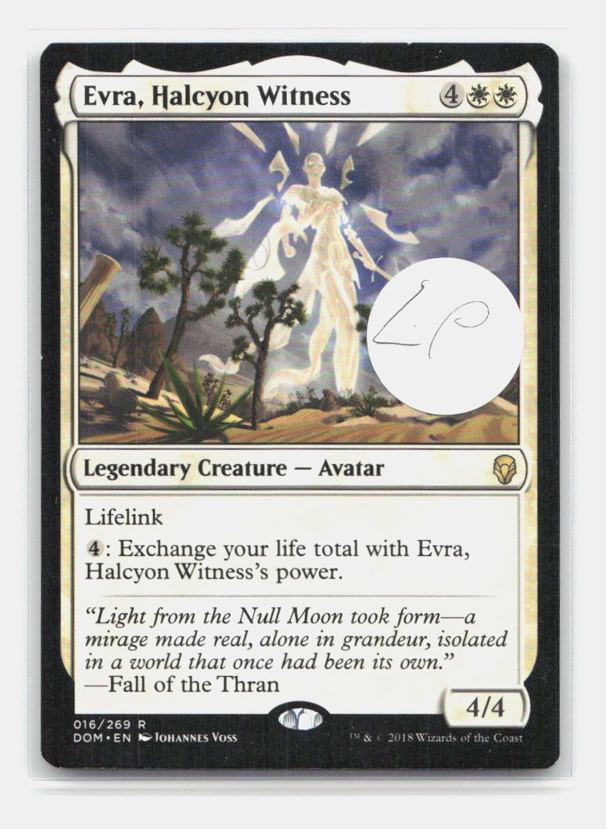 Evra, Halcyon Witness