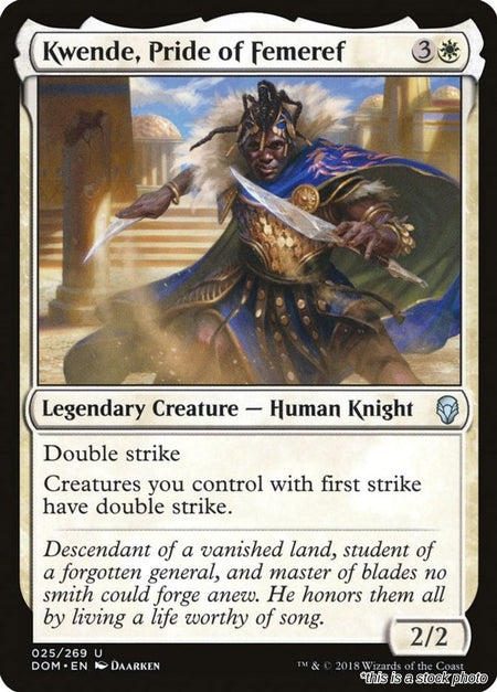 Kwende, Pride of Femeref