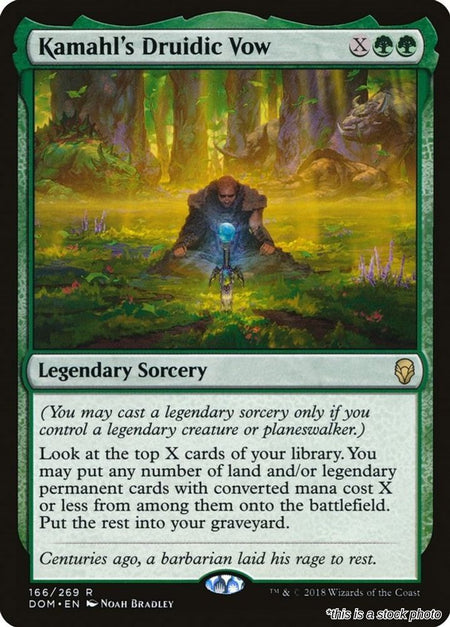 Kamahl's Druidic Vow