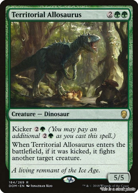 Territorial Allosaurus