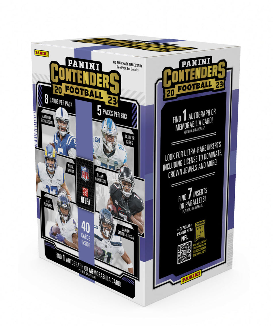 2023 Panini Contenders Football Hobby Blaster (Purple)