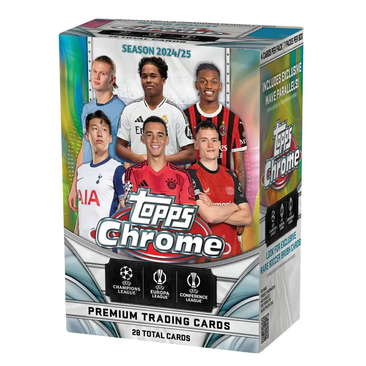 2024-25 Topps Chrome UEFA Club Competitions Blaster Box