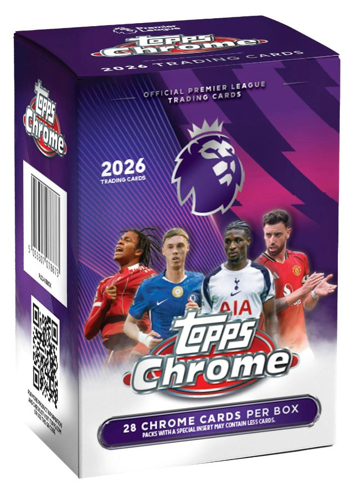 2025-26 Soccer - Topps Chrome English Premier League – Blaster Box