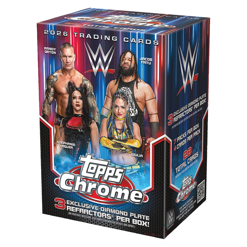 2026 Topps WWE Chrome Blaster Box