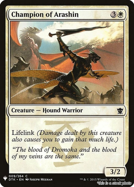 Champion of Arashin