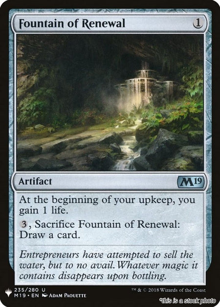 Fountain of Renewal