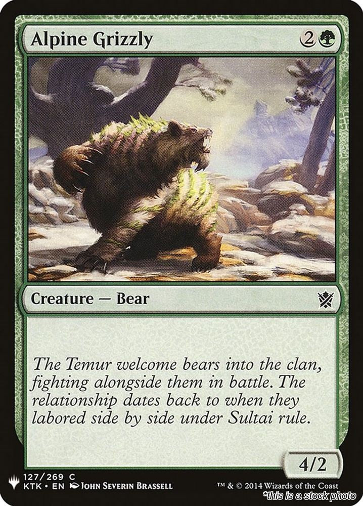 Alpine Grizzly