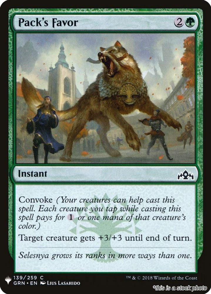 Pack's Favor