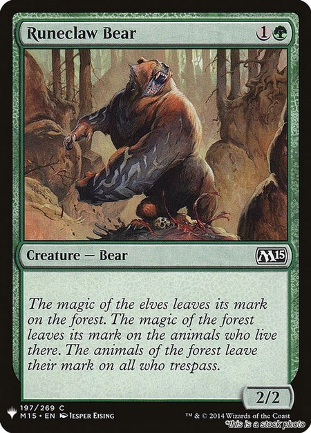 Runeclaw Bear