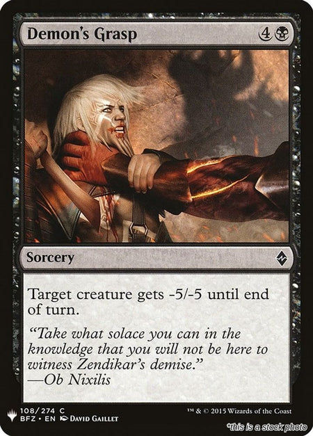 Demon's Grasp