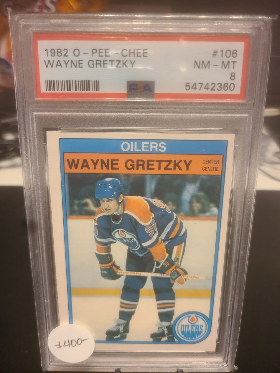 Wayne Gretzky 1982 OPC PSA 8
