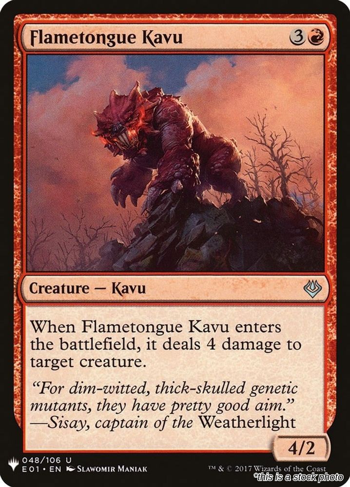 Flametongue Kavu