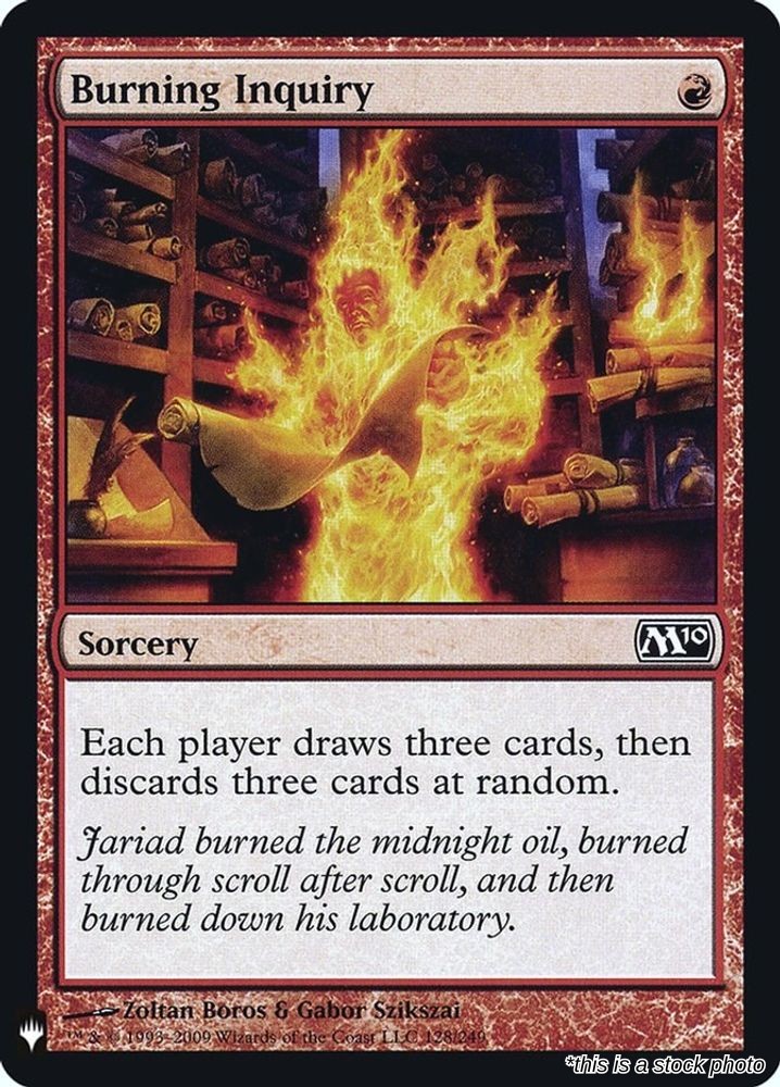 Burning Inquiry