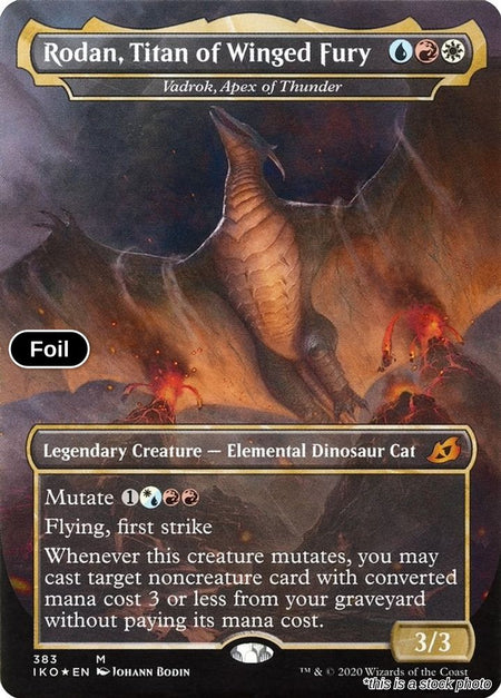 Rodan, Titan of Winged Fury - Vadrok, Apex of Thunder