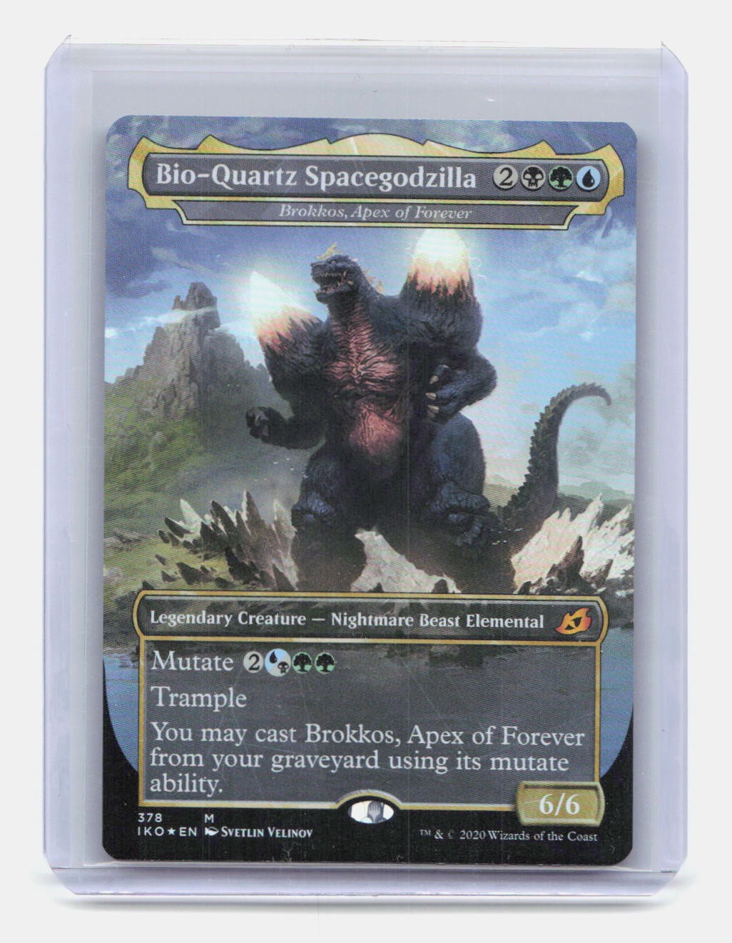 Bio-Quartz Spacegodzilla - Brokkos, Apex of Forever