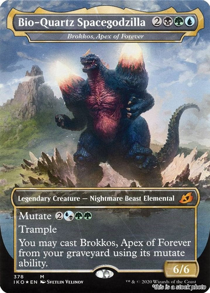 Bio-Quartz Spacegodzilla - Brokkos, Apex of Forever