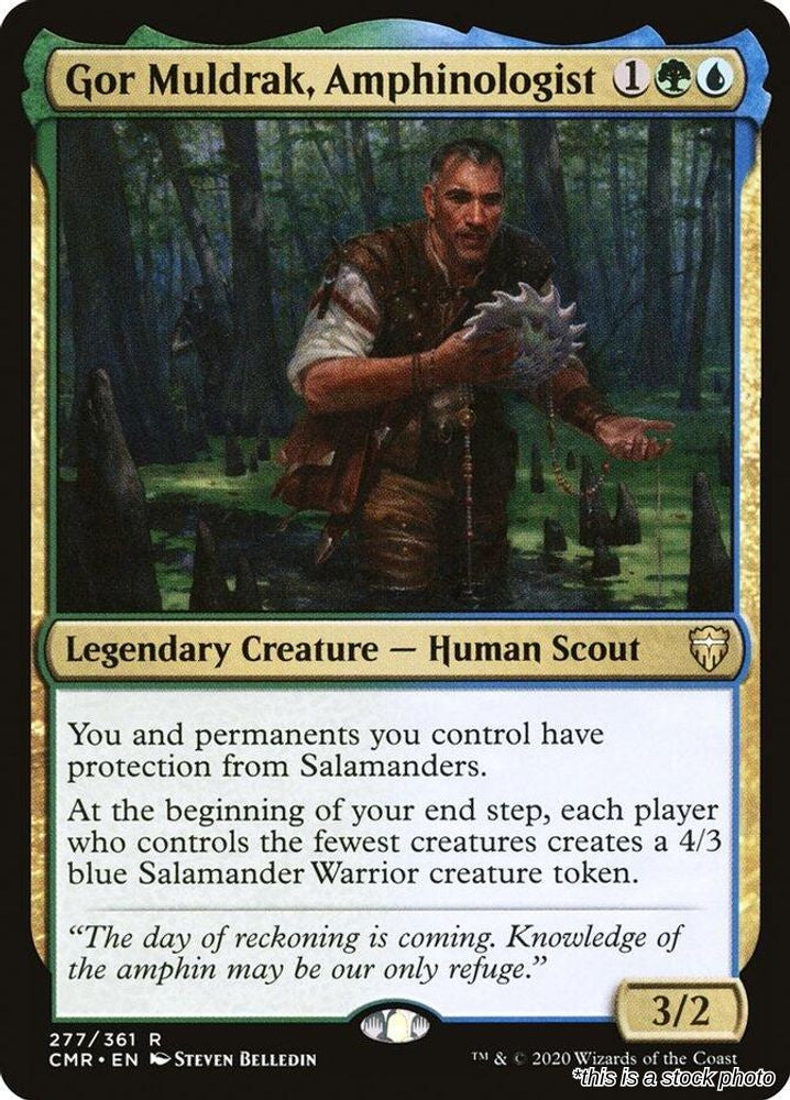 Gor Muldrak, Amphinologist