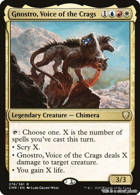 Gnostro, Voice of the Crags