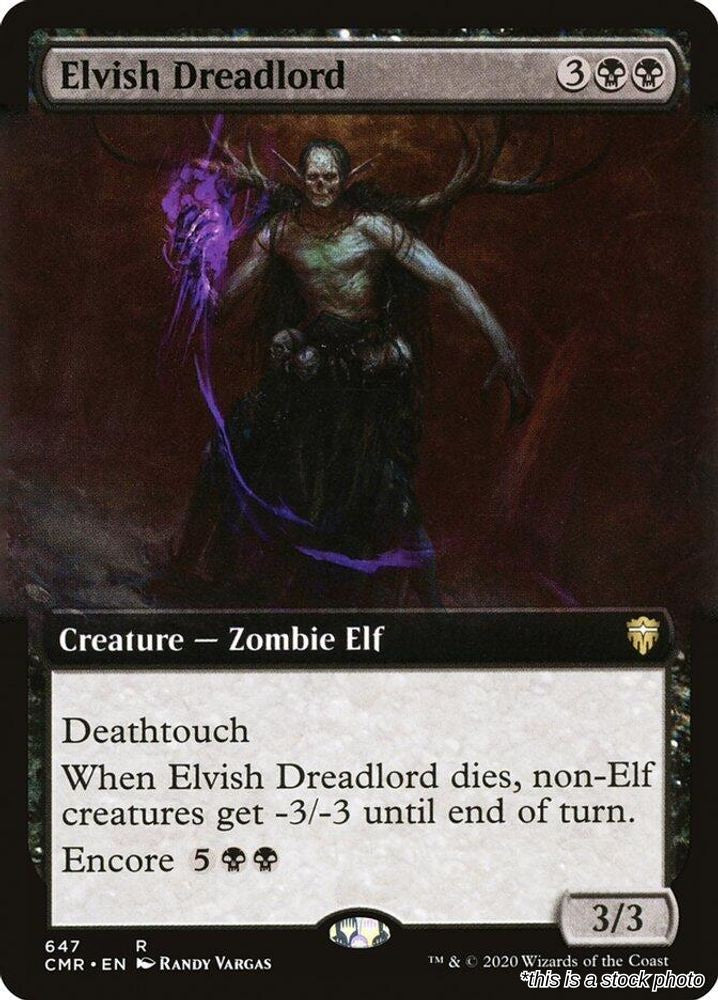 Elvish Dreadlord (Extended Art)
