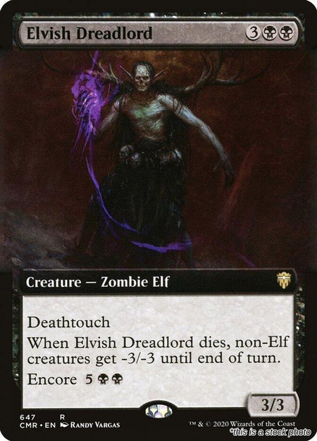 Elvish Dreadlord (Extended Art)