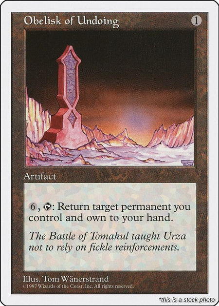 Obelisk of Undoing