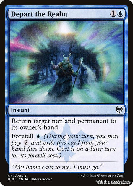Depart the Realm