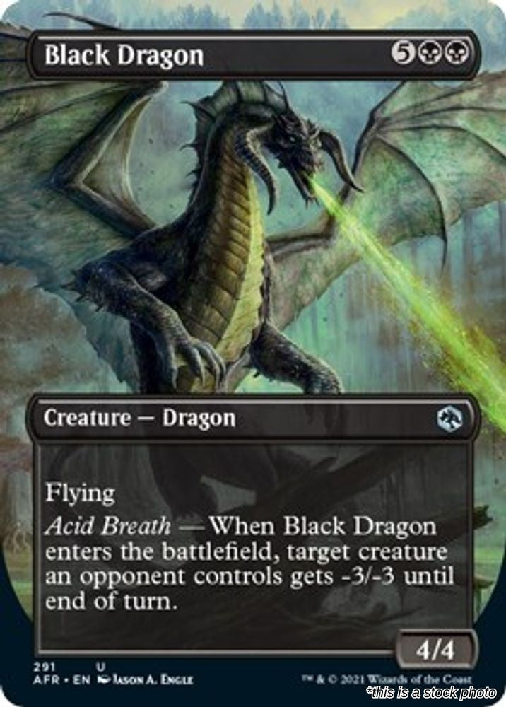 Black Dragon (Borderless)