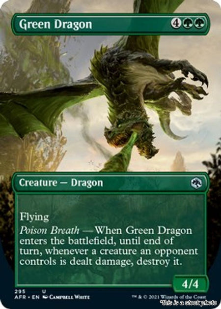 Green Dragon (Borderless)