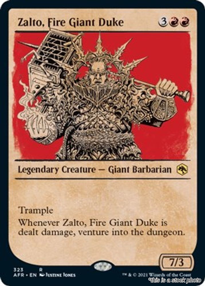 Zalto, Fire Giant Duke (Showcase)