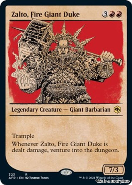 Zalto, Fire Giant Duke (Showcase)